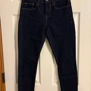Express Women's Dark Blue Skinny Jeans